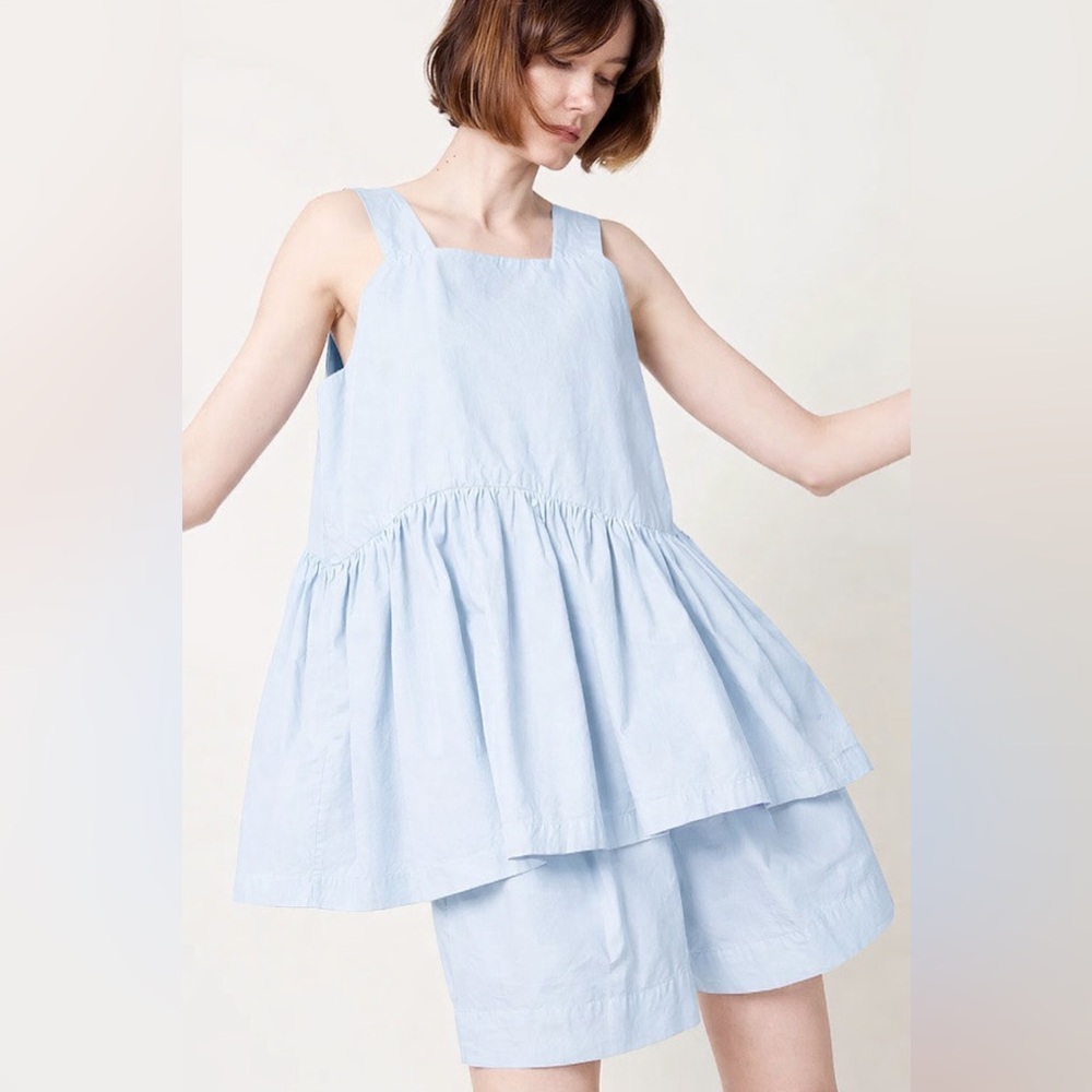 Fabiana Pigna Este Blouse in Sky Blue